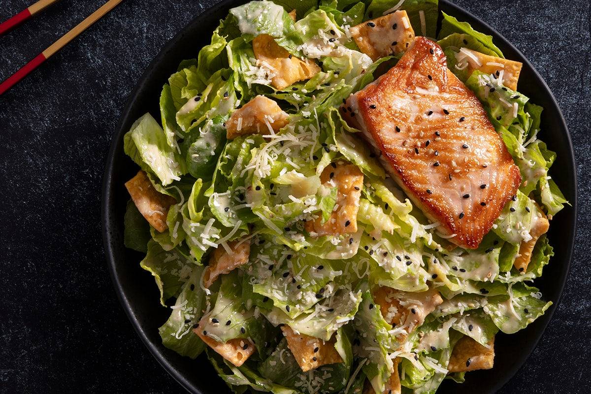 Large Asian Caesar Salad