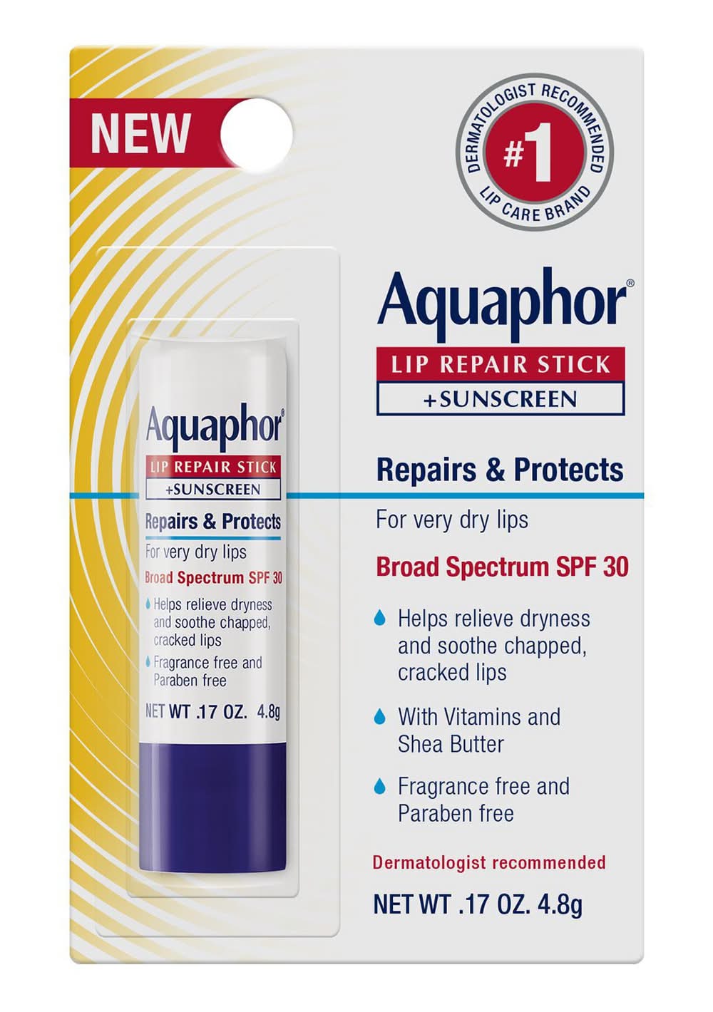 Aquaphor Lip Repair & Protect Stick (0.17 oz)
