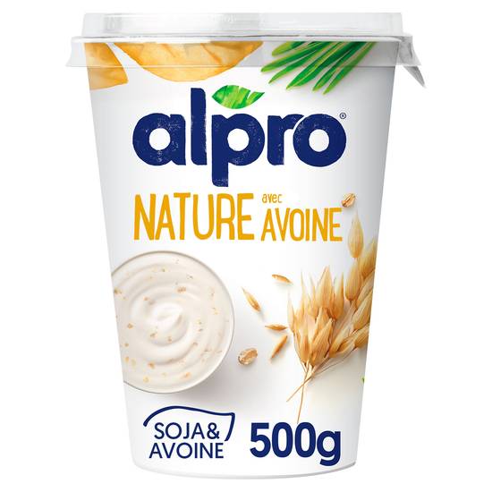 Alpro - Dessert végétal soja nature à l'avoine