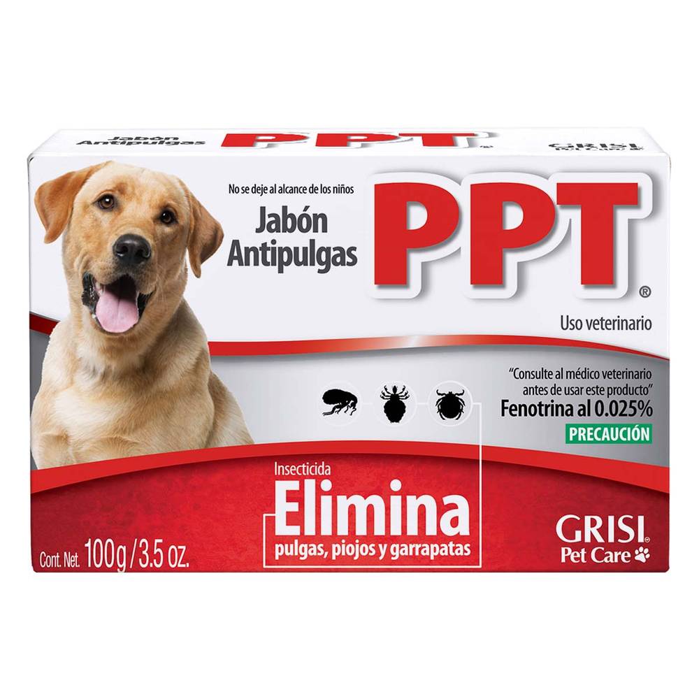 Grisi Pet Care · Jabón para perro anti pulgas (100 g)