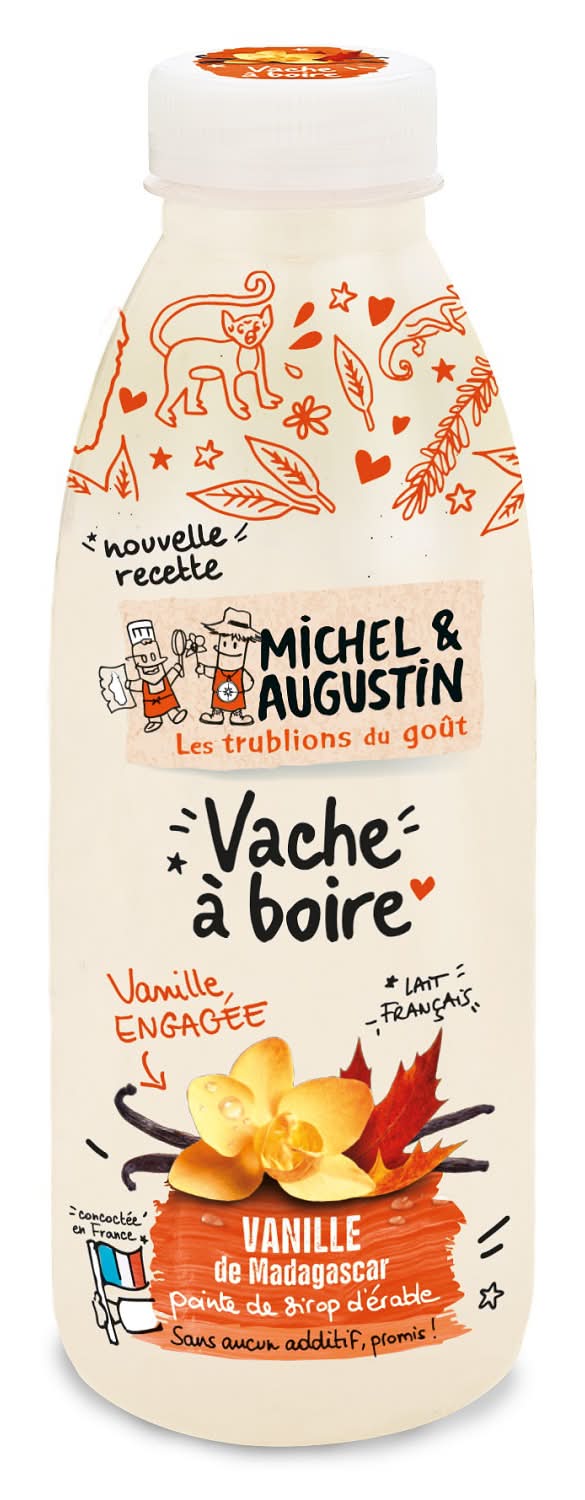 Michel et Augustin - Yaourt à boire, vanille (500ml)