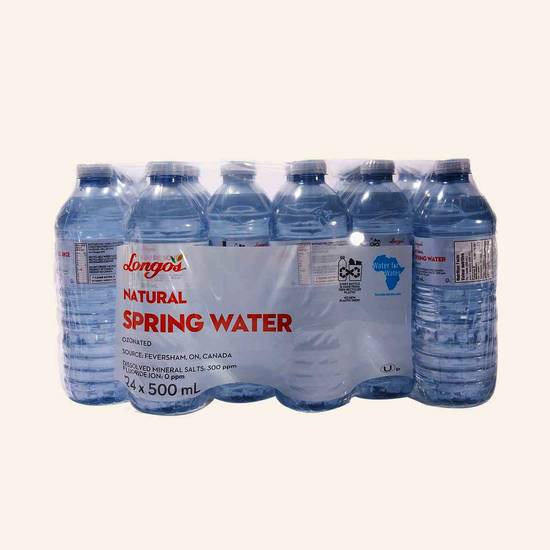 Longo's Natural Spring Water (24 units, 500 ml)