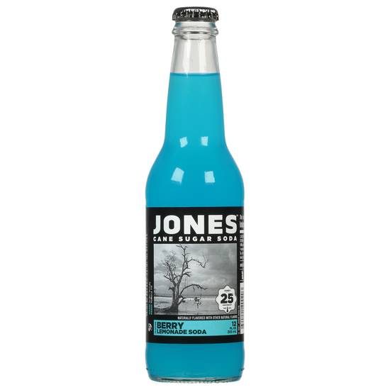 Jones Cane Sugar Berry Lemonade Soda (12 fl oz)