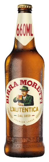 Birra Moretti Lager Beer (660ml)