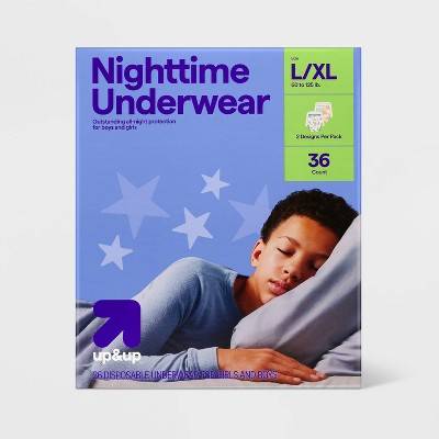 up&up Disposable Nighttime Underwear, L-XL (36 ct)