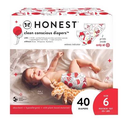 The Honest Company Clean Conscious Disposable Diapers (40 ct) (size 6)