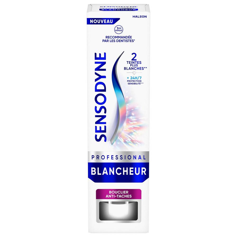 Sensodyne - Dentifrice professional blancheur anti taches