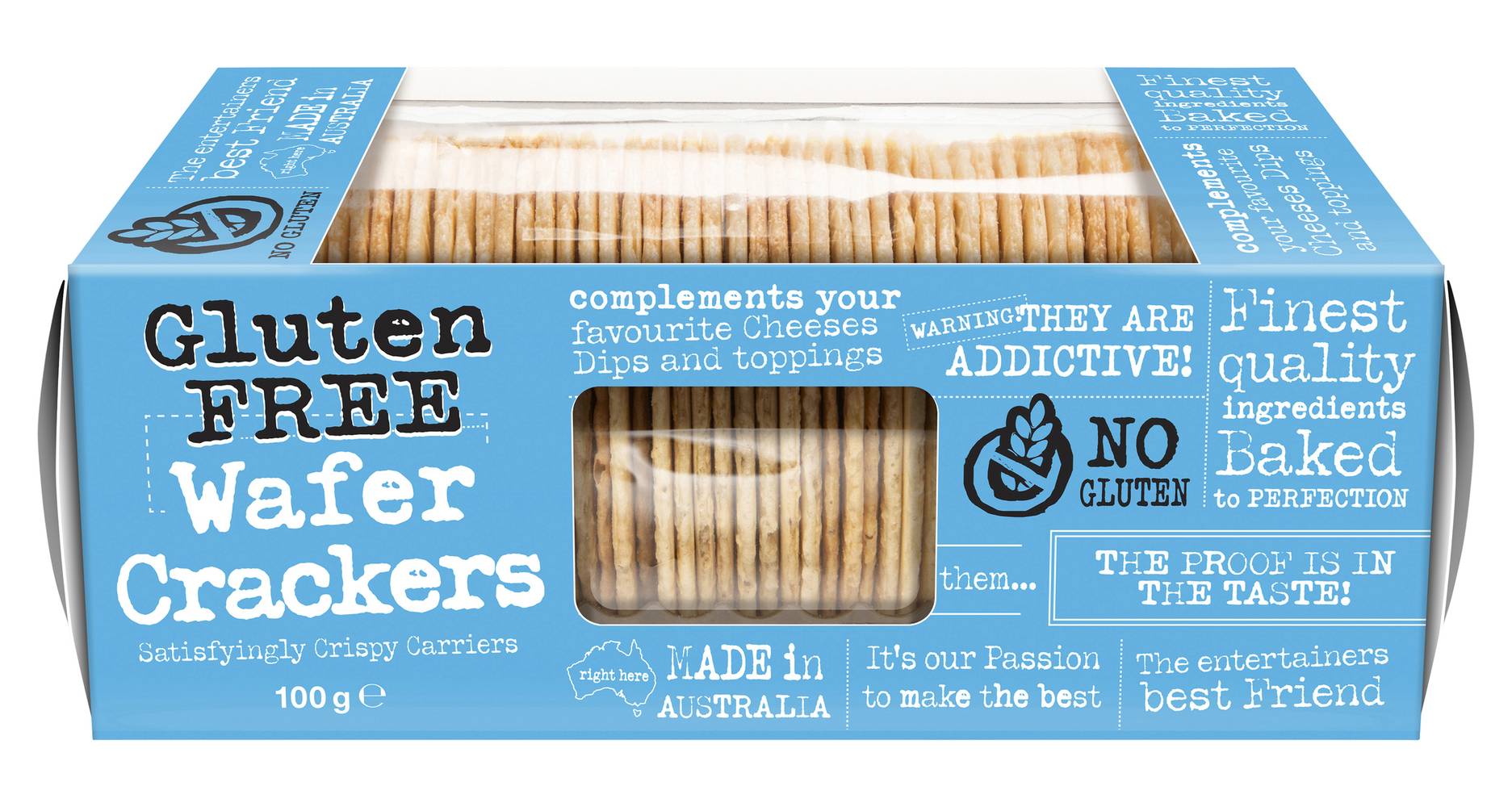Fine Foods Wafer Crackers Gluten Free Natural (100g)