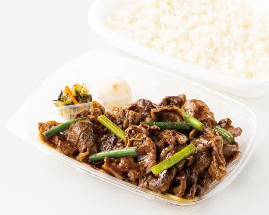 黒の牛豚ダブル焼肉弁当