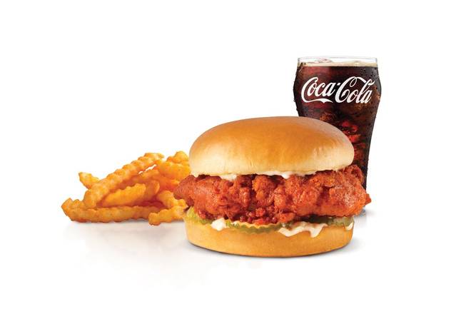 Hand Breaded Nashville Hot Chicken Sandwich Combo