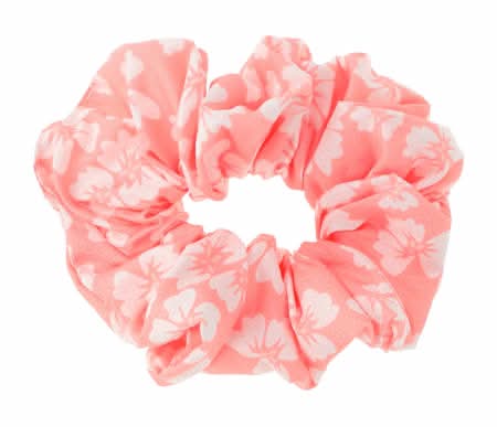 Pattern Big Scrunchie Pink Flowers