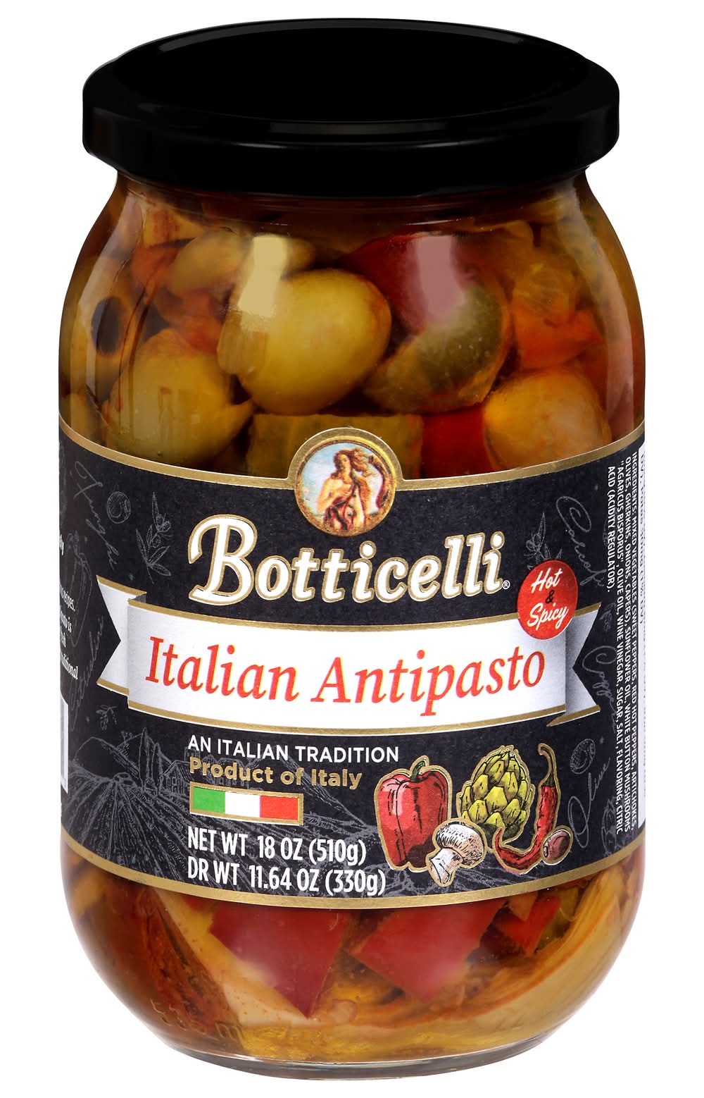 Botticelli Hot & Spicy Italian Antipasto (18 oz)