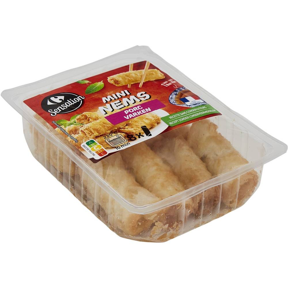 Carrefour Sensation - Mini nems porc sauce nuoc mâm (8 unités)