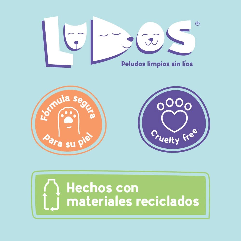Ludos · Toallitas húmedas uso diario para perro (80 un)