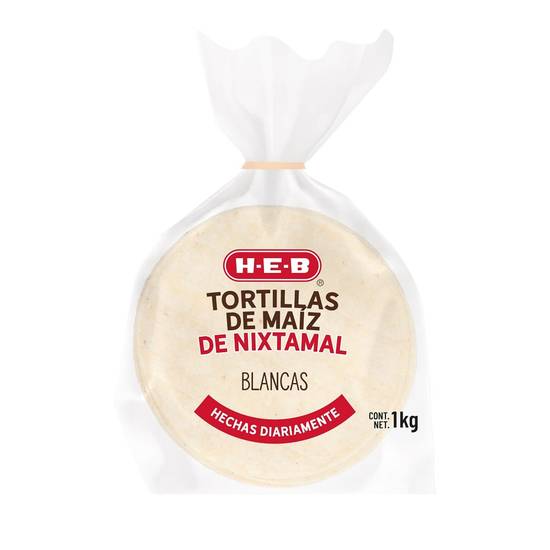 Heb tortilla de maíz blanca