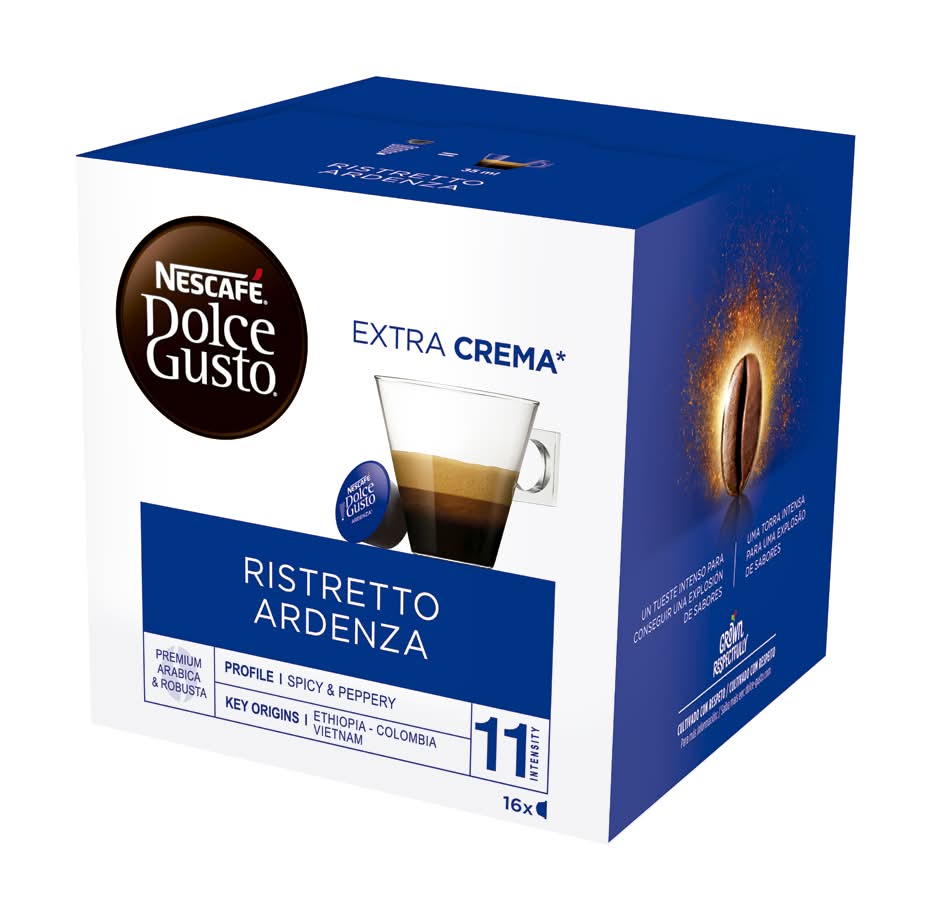 Nescafé - Café em cápsulas dolce gusto ardenza, embalagem de 110g