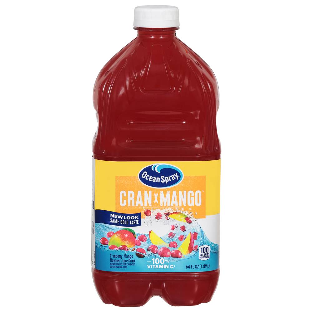 Ocean Spray 100% Vitamin C Juice, Cranberry & Mango (64 fl oz)