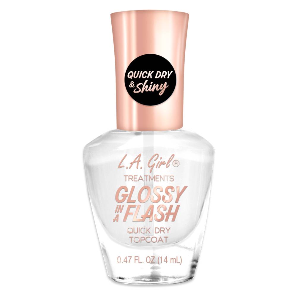 L.A. Girl Glossy in a Flash Quick Dry Top Coat Nail Polish (0.47 fl oz)