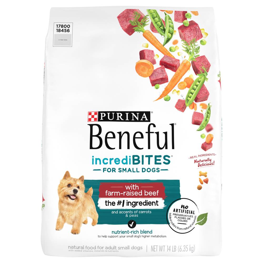 Purina Beneful Incredibites Beef For Small Dogs (14 lbs)