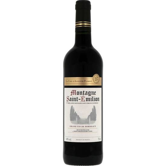 La Cave d'Augustin Florent - Vin rouge Bordeaux montagne saint émilion merlot (750 ml)