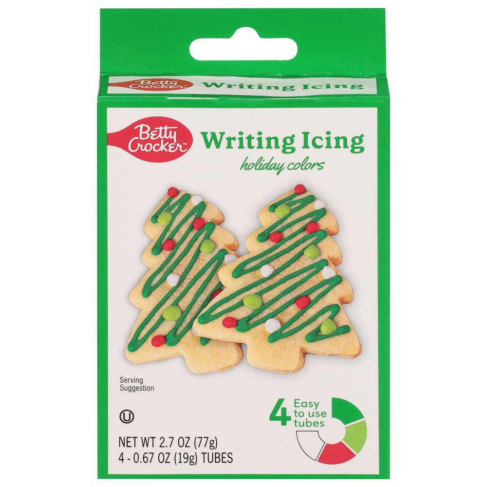 Betty Crocker Holiday Colors Writing Icing (2.7 oz)