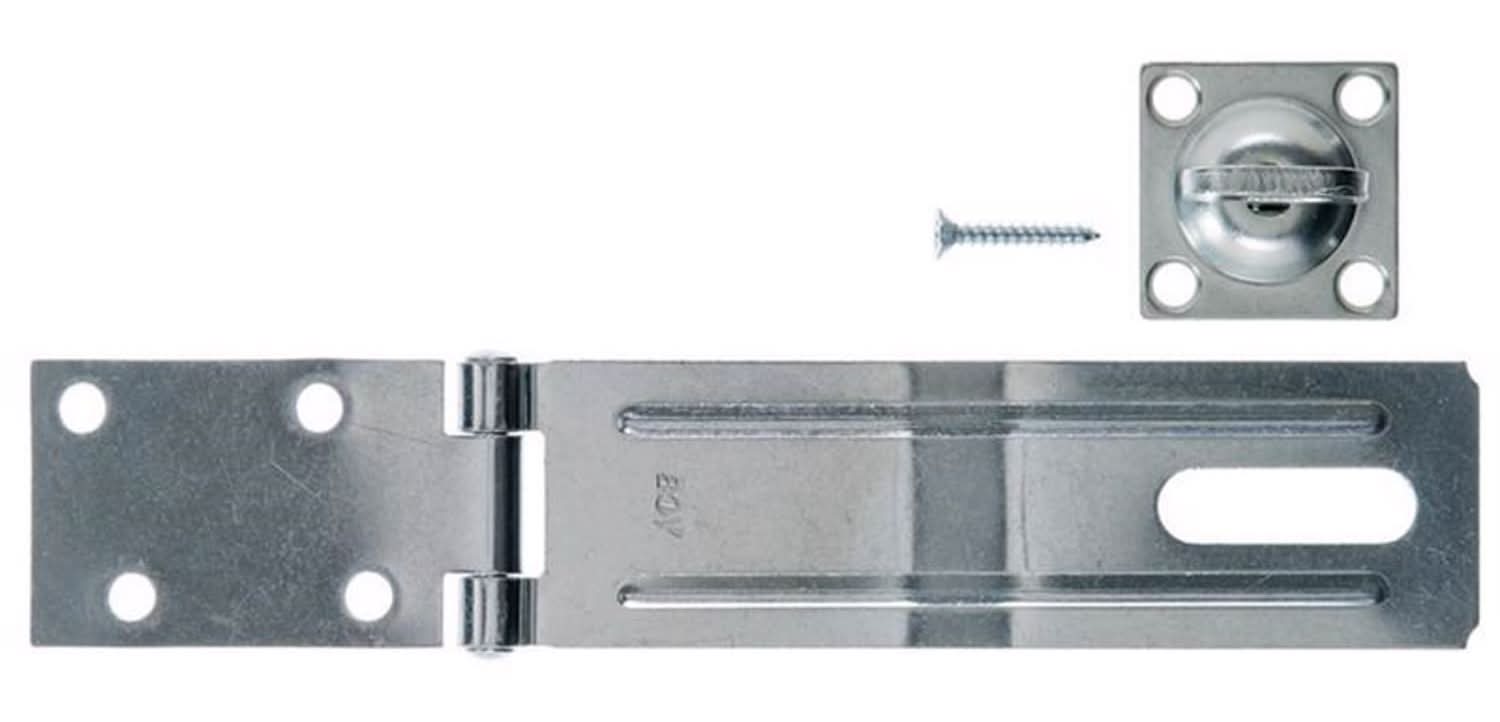 ACE Zinc 6 In. L Swivel Staple Safety Hasp