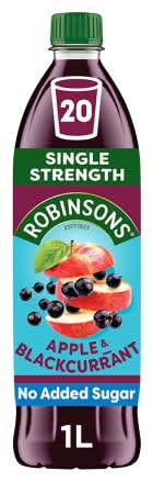 Robinsons Apple & Blackcurrant, No Added Sugar Fruit Juice (1L)