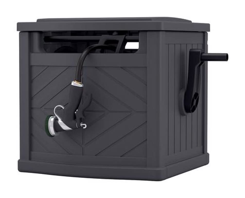 Suncast 150 Ft. Gray Hideaway Hose Reel