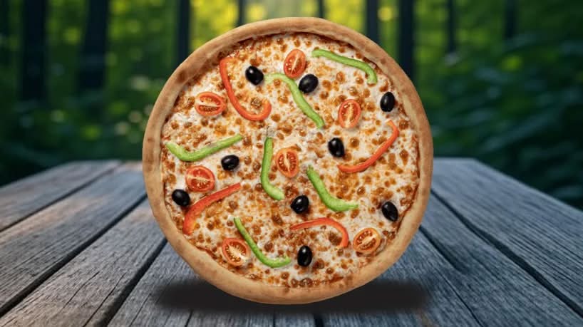 🍕 Veggie Naan Pizza