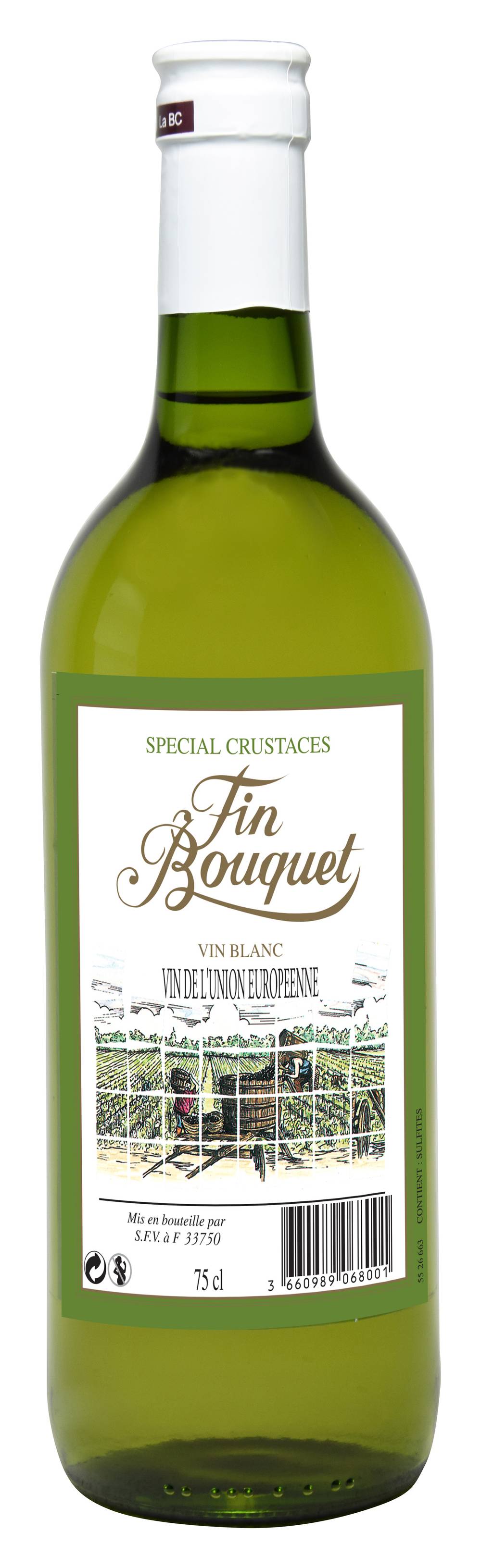 Fin Bouquet - Vin blanc de l'union européenne (750ml)