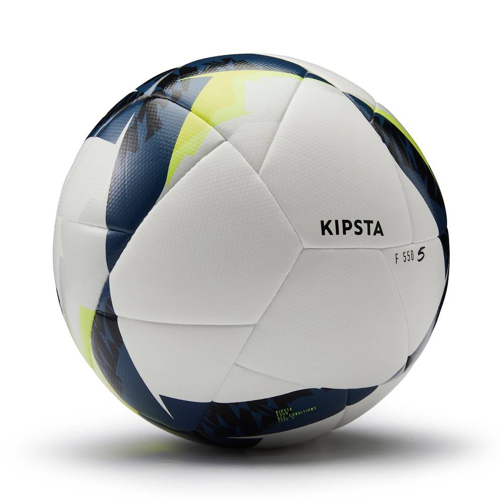 Kipsta Balón de fútbol F500 híbrido (Color: Blanco. Talla: 5)