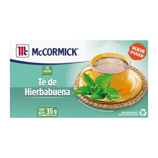 Mccormick té de hierbabuena (caja 25 piezas)