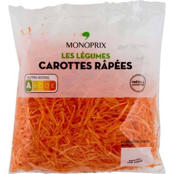 Monoprix - Carottes râpées (250g)