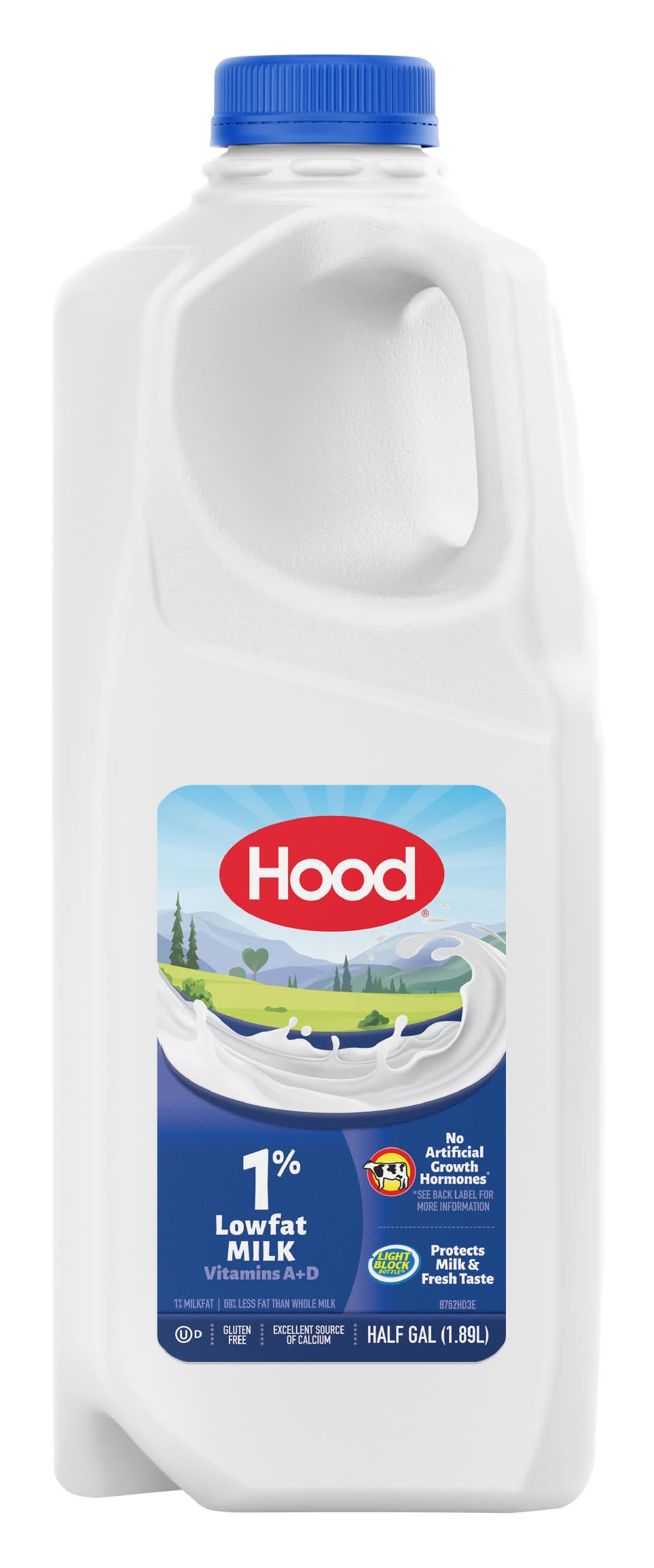 Hood Light Block Bottle 1% Lowfat Milk (1.98 L)