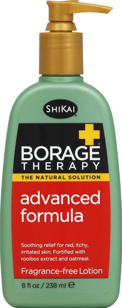 Borage Therapy Advanced Formula Fragrance-Free Lotion Shikai 8 fl oz