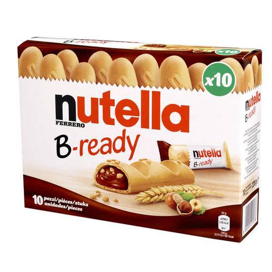 Nutella B-ready - Biscuits fourrés - x10 - Gouter enfant 220 g