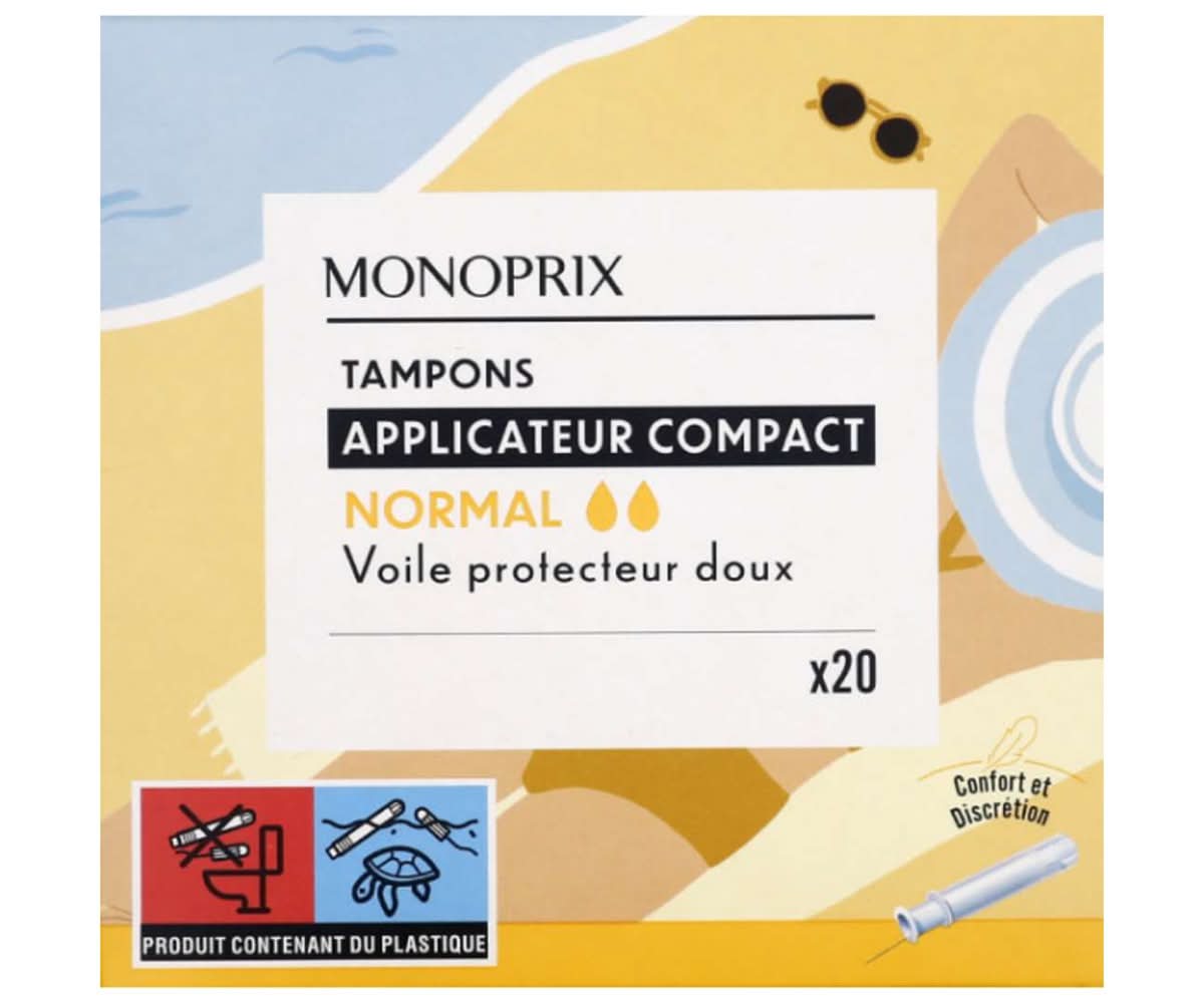 Monoprix - Tampons normal avec applicateur compact, female (20)