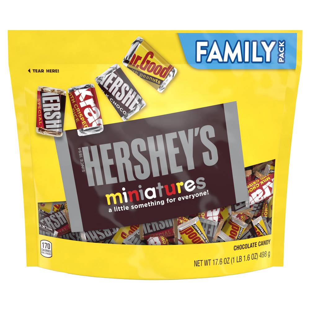 Hershey's Miniatures Chocolate Candy Family pack (1.1 lbs)