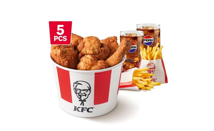 Bucket meal 5 Original pieces