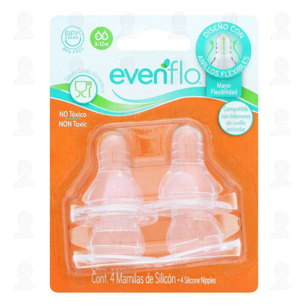 Evenflo · Mamilas estándar flujo medio