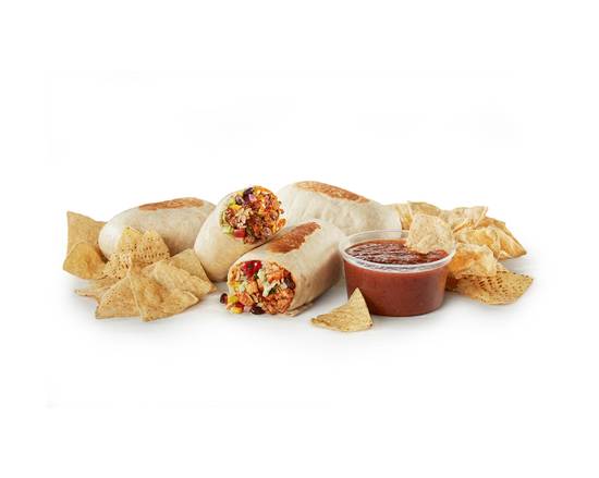 4 Reg Burrito Bundle w/ Chips & Salsa