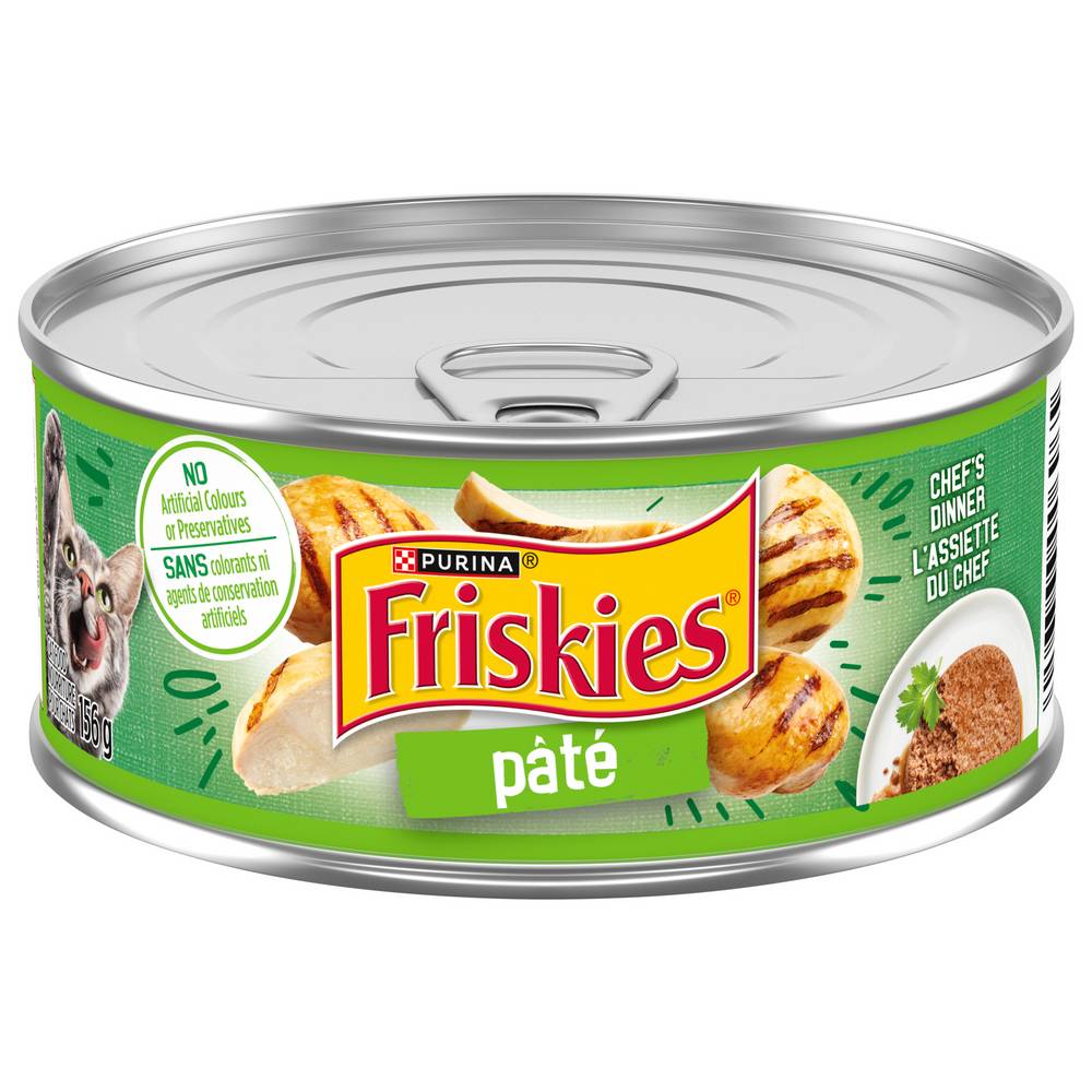 Friskies Pate Chef's Dinner Wet Cat Food (156 g)