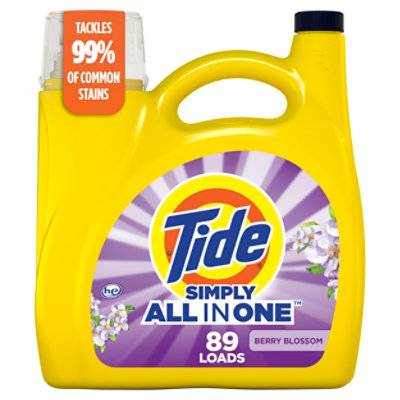 Tide Simply All in One Berry Blossom Liquid Detergent (117 fl oz)