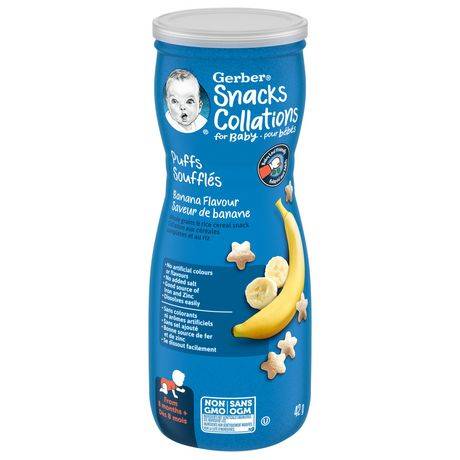 Gerber Puffs Banana Flavour Baby Snacks (42 g)