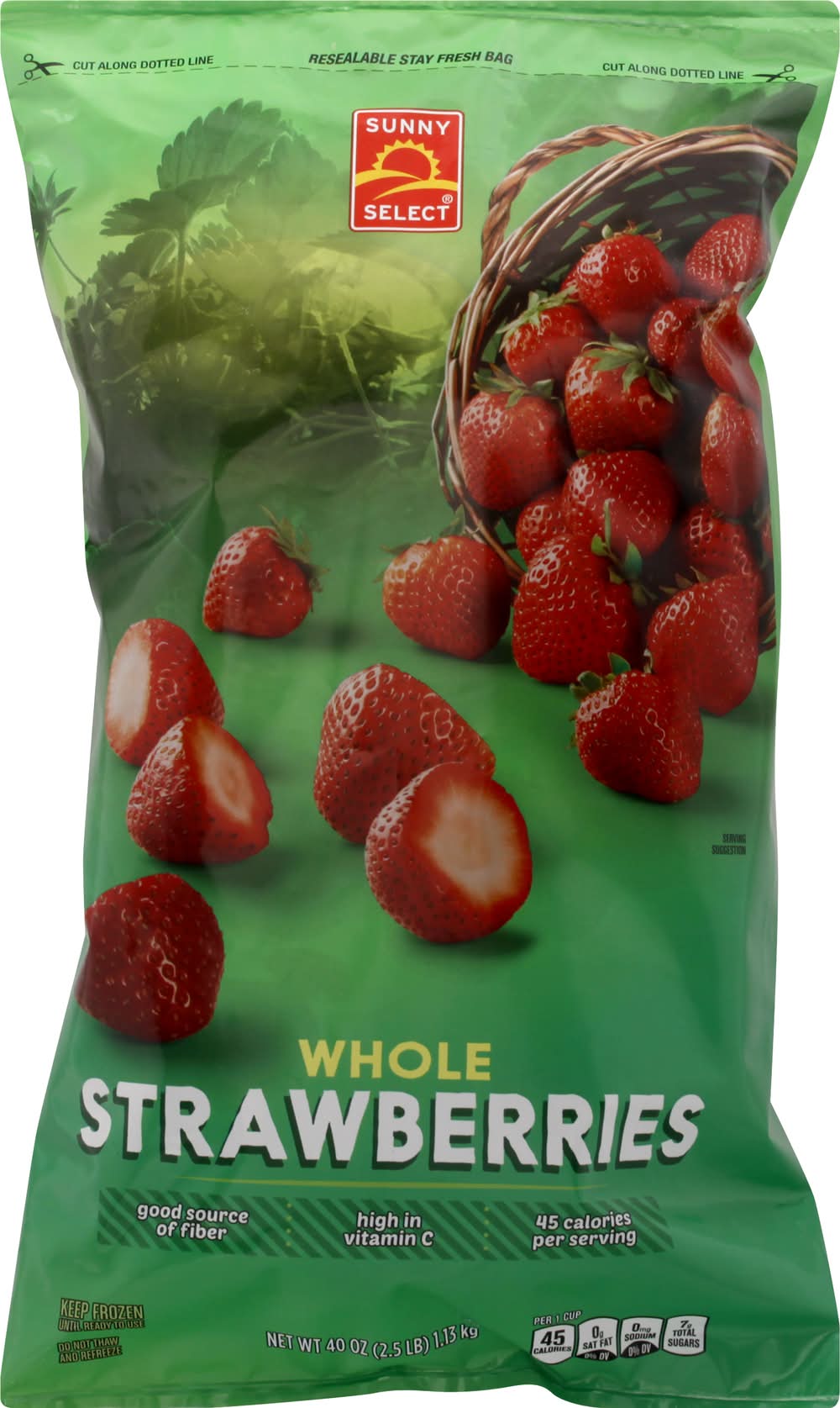 Sunny Select Whole Strawberries (40 oz)