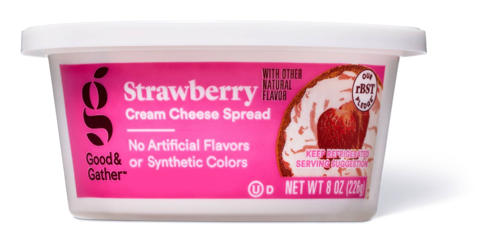 Good & Gather Cream Cheese Spread, Strawberry (8 oz)