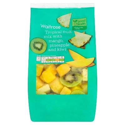 Waitrose Frozen Tropical Fruit Mix With Mango, Pineapple and Kiwi