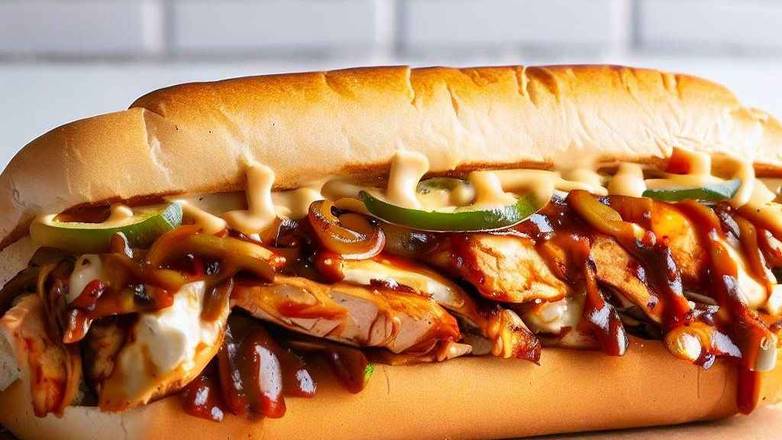 Backyard BBQ Chicken Cheesesteak