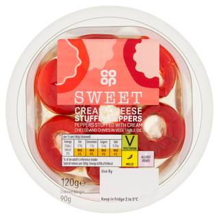 Co-op Cream Cheese Stuffed Peppers 120g