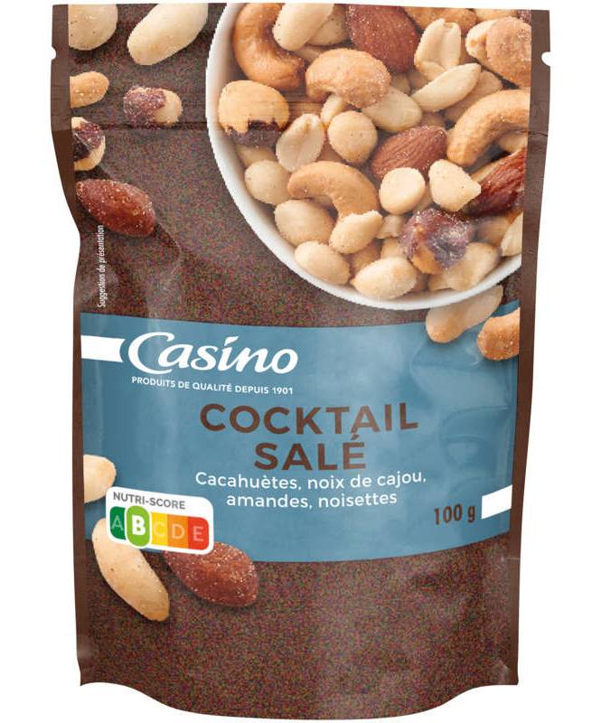 Casino Cocktail apéritif - Fruits secs - 100g
